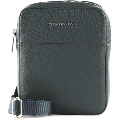 Mandarina Duck, Damen, Handtasche, Verstellbare Crossover-Handtasche aus italienischem Leder mit praktischen Innenfächern, Blau Mandarina Duck, Damen, Handtasche, Verstellbare Crossover-Handtasche aus italienischem Leder mit praktischen Innenfächern, Blau