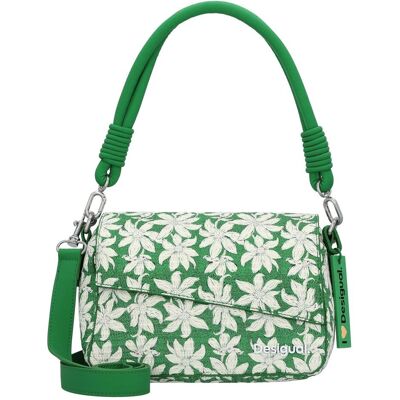 Desigual, Damen, Handtasche, Viceversa Schultertasche 22.5 cm, Grün Desigual, Damen, Handtasche, Viceversa Schultertasche 22.5 cm, Grün