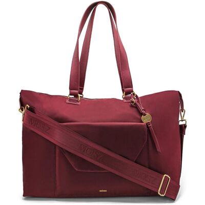 Mosz, Damen, Tasche, Mos Traventbag Sandy Aubergine, Gold, Rot, (37 l) Mosz, Damen, Tasche, Mos Traventbag Sandy Aubergine, Gold, Rot, (37 l)