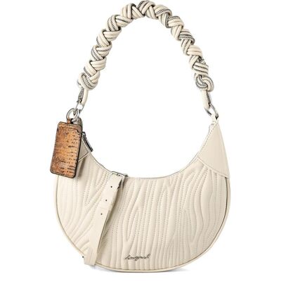Desigual, Damen, Handtasche, Helium Calgary Shoulder Bag, Beige Desigual, Damen, Handtasche, Helium Calgary Shoulder Bag, Beige