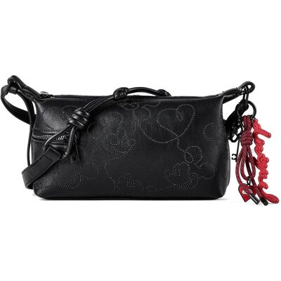 Desigual, Damen, Handtasche, Mickey Lines Huntington, Schwarz Desigual, Damen, Handtasche, Mickey Lines Huntington, Schwarz