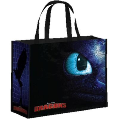 Konix, Tasche, Drachenzähmen leicht gemacht Tragetasche Ohnezahn, Schwarz Konix, Tasche, Drachenzähmen leicht gemacht Tragetasche Ohnezahn, Schwarz