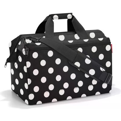reisenthel, Damen, Handtasche, Umhängetasche Allrounder L Dots White, Schwarz, Weiss reisenthel, Damen, Handtasche, Umhängetasche Allrounder L Dots White, Schwarz, Weiss