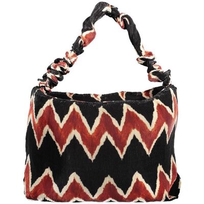 Desigual, Damen, Handtasche, Bols Pleated Shoulderbag, Schwarz Desigual, Damen, Handtasche, Bols Pleated Shoulderbag, Schwarz