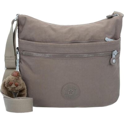 Kipling, Damen, Handtasche, Basic Ewo Umhängetasche 28 cm, Braun, Beige Kipling, Damen, Handtasche, Basic Ewo Umhängetasche 28 cm, Braun, Beige