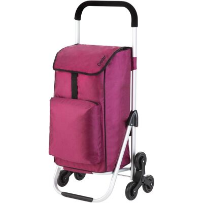 Cruiser, Einkaufshilfe, Trapklimmer Einkaufswagen mit Kühlfach und klappbarem Design, Pink Cruiser, Einkaufshilfe, Trapklimmer Einkaufswagen mit Kühlfach und klappbarem Design, Pink
