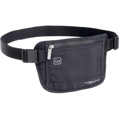 Go Travel, Unisex, Bauchtasche, Gürteltasche RFID extrem leicht, Schwarz Go Travel, Unisex, Bauchtasche, Gürteltasche RFID extrem leicht, Schwarz