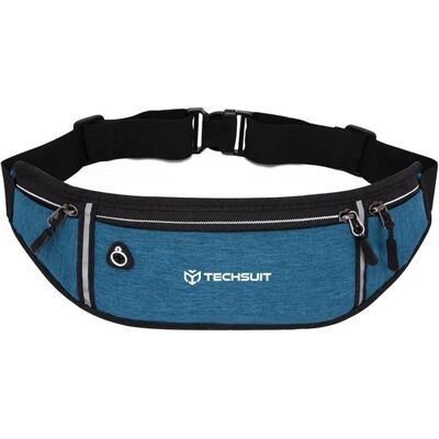 Techsuit, Mädchen, Bauchtasche, - Waist Bag (CWB3) - with Belt for Recreational Activity, Fitness - Blue, Blau Techsuit, Mädchen, Bauchtasche, - Waist Bag (CWB3) - with Belt for Recreational Activity, Fitness - Blue, Blau
