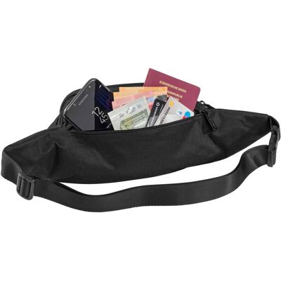Pedea, Unisex, Bauchtasche, Gürteltasche "TREND" Gr. L, schwarz, Schwarz Pedea, Unisex, Bauchtasche, Gürteltasche "TREND" Gr. L, schwarz, Schwarz