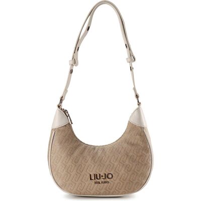 Liu Jo, Damen, Handtasche, Evrim Schultertasche S 24 cm, Beige Liu Jo, Damen, Handtasche, Evrim Schultertasche S 24 cm, Beige