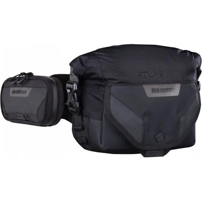 Oxford, Bauchtasche, Atlas W-3 Advanced Waist mit Gürtelpack OL1005 Tragbares Motorradgepäck, Schwarz Oxford, Bauchtasche, Atlas W-3 Advanced Waist mit Gürtelpack OL1005 Tragbares Motorradgepäck, Schwarz