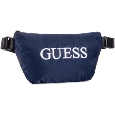Guess Herren, Bauchtasche, Quatro, Textile Fanny Pack, Blue, 19/28.5 x 17 x 4 cm, For Men, Blau Guess Herren, Bauchtasche, Quatro, Textile Fanny Pack, Blue, 19/28.5 x 17 x 4 cm, For Men, Blau