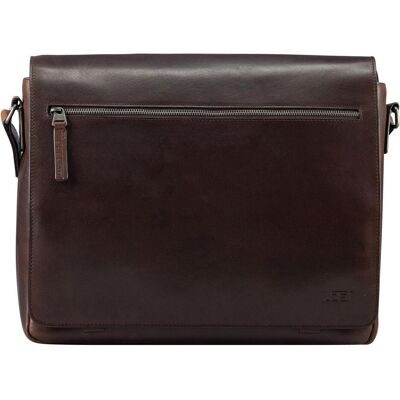 Jost, Unisex, Handtasche, Lund Aktentaschen Messenger Leder 41.5 cm Laptopfach, Braun Jost, Unisex, Handtasche, Lund Aktentaschen Messenger Leder 41.5 cm Laptopfach, Braun