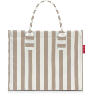 reisenthel, Einkaufshilfe, Tasche Daily Shopper Summerstripes Coffee, Weiss, Beige, Braun reisenthel, Einkaufshilfe, Tasche Daily Shopper Summerstripes Coffee, Weiss, Beige, Braun