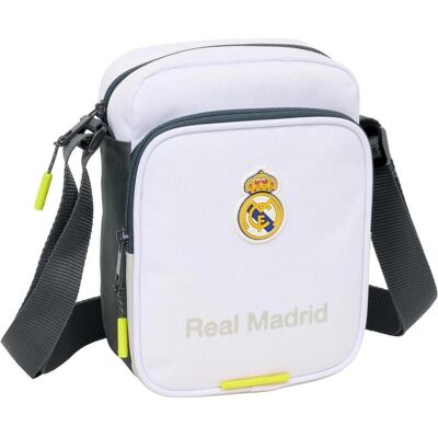 Safta, Mädchen, Handtasche, Real Madrid 25/26 shoulder bag, Grau, Weiss Safta, Mädchen, Handtasche, Real Madrid 25/26 shoulder bag, Grau, Weiss