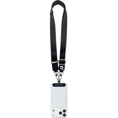 Karl Lagerfeld Crossbody Strap Nylon Karl Patch - black, Reisezubehör, Schwarz Karl Lagerfeld Crossbody Strap Nylon Karl Patch - black, Reisezubehör, Schwarz