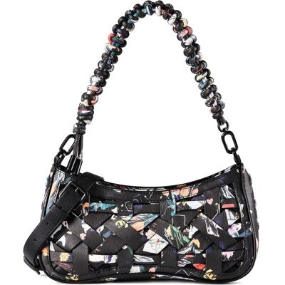 Desigual, Damen, Handtasche, Osmio Alsacia 2.0 Body Bag, Schwarz Desigual, Damen, Handtasche, Osmio Alsacia 2.0 Body Bag, Schwarz