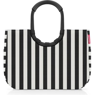reisenthel, Einkaufshilfe, Einkaufskorb Loopshopper L Summerstripes Black, Weiss, Schwarz, Mehrfarbig reisenthel, Einkaufshilfe, Einkaufskorb Loopshopper L Summerstripes Black, Weiss, Schwarz, Mehrfarbig