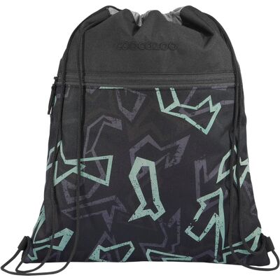 Coocazoo, Unisex, Tasche, Sportbeutel Turnbeutel, 10 Liter, Mehrfarbig, Schwarz, Violett, Grau, (10 l) Coocazoo, Unisex, Tasche, Sportbeutel Turnbeutel, 10 Liter, Mehrfarbig, Schwarz, Violett, Grau, (10 l)