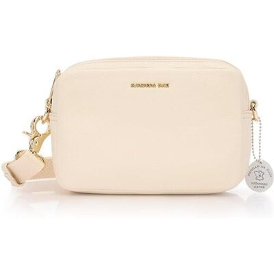 Mandarina Duck, Damen, Handtasche, Borsa Fotocamera a Traverso Morbida in Pelle, Beige Mandarina Duck, Damen, Handtasche, Borsa Fotocamera a Traverso Morbida in Pelle, Beige