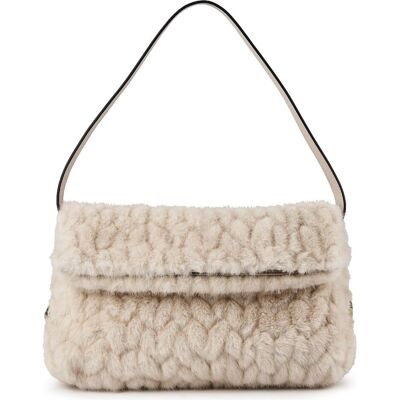 Liu Jo, Damen, Handtasche, Riccy Schultertasche 30 cm, Beige Liu Jo, Damen, Handtasche, Riccy Schultertasche 30 cm, Beige
