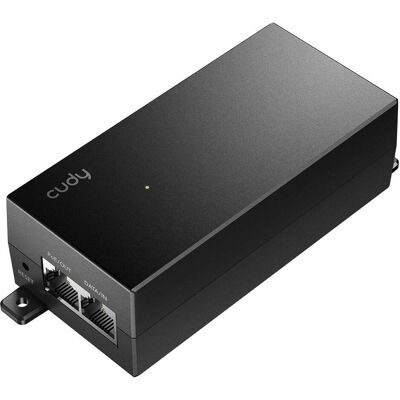 Cudy 30W 2.5 Gbps PoE+ Injector, POE200H 1.0 (802.3af (PoE), 802.3at (PoE+), 30 W), PoE Injector Cudy 30W 2.5 Gbps PoE+ Injector, POE200H 1.0 (802.3af (PoE), 802.3at (PoE+), 30 W), PoE Injector