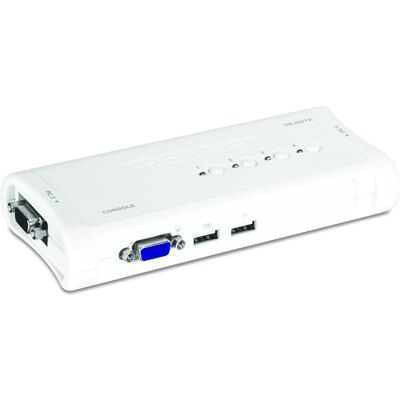 Trendnet TK-407K, KVM Switch, Blau Trendnet TK-407K, KVM Switch, Blau