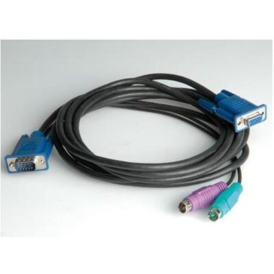 Value KVM-Kabel, 1,8 m langes KVM-Kabel, schwarz, KVM-Switch Kabel Value KVM-Kabel, 1,8 m langes KVM-Kabel, schwarz, KVM-Switch Kabel