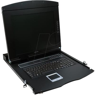 LogiLink KVM Konsole m. 17"" QWERTZ Keyboard, KVM Switch LogiLink KVM Konsole m. 17"" QWERTZ Keyboard, KVM Switch