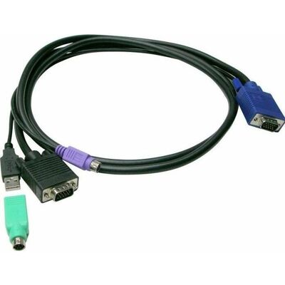 LevelOne KVM Kabel ACC-3201 USB+PS/2, KVM-Switch Kabel LevelOne KVM Kabel ACC-3201 USB+PS/2, KVM-Switch Kabel