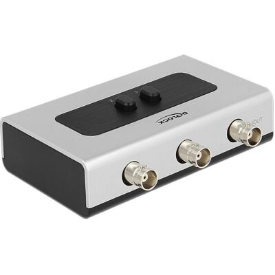 Delock 2Port BNC Switchbox, Switch Box Delock 2Port BNC Switchbox, Switch Box