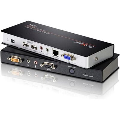 Aten CE770: KVM-Extender, VGA/USB/RS232, KVM Switch, Schwarz, Silber Aten CE770: KVM-Extender, VGA/USB/RS232, KVM Switch, Schwarz, Silber