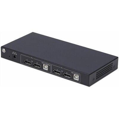 StarTech .com P2ADD121D-KVM-SWITCH, 3840 x 2160 Pixel, 4K Ultra HD, 36 W, Schwarz, KVM Switch, Schwarz StarTech .com P2ADD121D-KVM-SWITCH, 3840 x 2160 Pixel, 4K Ultra HD, 36 W, Schwarz, KVM Switch, Schwarz