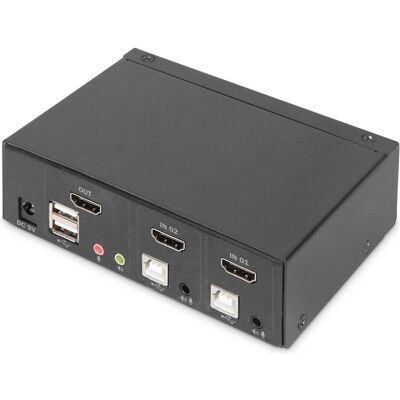 Digitus DS-12870, KVM Switch, Schwarz Digitus DS-12870, KVM Switch, Schwarz