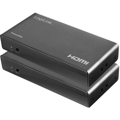 LogiLink HDMI-Extender-Set über LAN, KVM, 2x USB-A, 1080p, HDCP, IR, Loop Out (Extender), Video Converter LogiLink HDMI-Extender-Set über LAN, KVM, 2x USB-A, 1080p, HDCP, IR, Loop Out (Extender), Video Converter