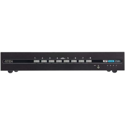 Aten CS1148DP4 8-Port 4K USB DisplayPort Dual Display Secure KVM Switch, KVM Switch, Schwarz Aten CS1148DP4 8-Port 4K USB DisplayPort Dual Display Secure KVM Switch, KVM Switch, Schwarz