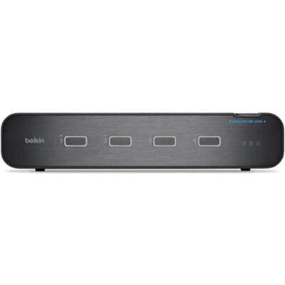 Belkin F1DN204KVM-UNN4, 3840 x 2160 Pixel, 4K Ultra HD, Rack-Einbau, Schwarz, KVM Switch, Schwarz Belkin F1DN204KVM-UNN4, 3840 x 2160 Pixel, 4K Ultra HD, Rack-Einbau, Schwarz, KVM Switch, Schwarz
