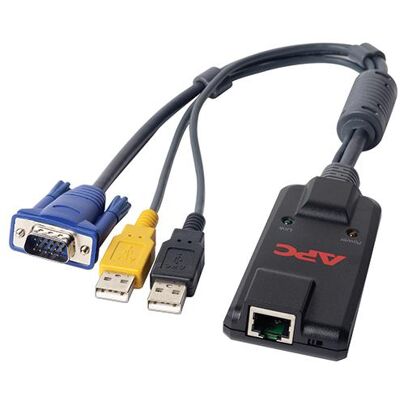 APC KVM USB Server Module with Virtual Media and CAC Reader capability, KVM-Switch Kabel APC KVM USB Server Module with Virtual Media and CAC Reader capability, KVM-Switch Kabel
