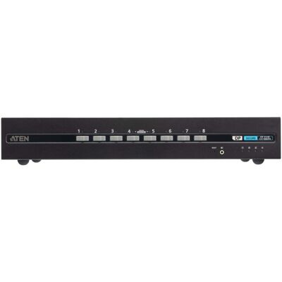 Aten CS1188DP4 8-Port 4K USB DisplayPort Secure KVM Switch, KVM Switch, Schwarz Aten CS1188DP4 8-Port 4K USB DisplayPort Secure KVM Switch, KVM Switch, Schwarz