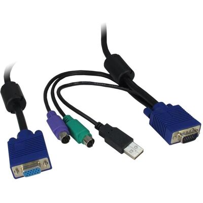 Intertech IPC KVM-Kabel VGA/PS2/USB, Länge, KVM-Switch Kabel Intertech IPC KVM-Kabel VGA/PS2/USB, Länge, KVM-Switch Kabel
