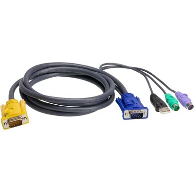 Aten 2L-5302UP KVM VGA Anschlusskabel, KVM-Switch Kabel Aten 2L-5302UP KVM VGA Anschlusskabel, KVM-Switch Kabel