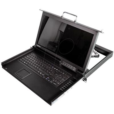 LogiLink 17" LCD KVM Konsole mit KVM Switch, 1 Port, schwarz, KVM Switch, Schwarz LogiLink 17" LCD KVM Konsole mit KVM Switch, 1 Port, schwarz, KVM Switch, Schwarz