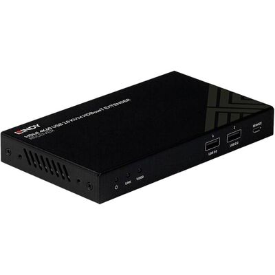 Lindy 150m HDMI 4K60, IR, RS232 HDBT KVM Extender Receiver, kompatibel mit 38387-8, KVM Switch, Schwarz Lindy 150m HDMI 4K60, IR, RS232 HDBT KVM Extender Receiver, kompatibel mit 38387-8, KVM Switch, Schwarz