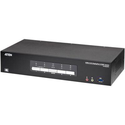 Aten 4-Port USB True 4K DisplayPort KVM Switch, KVM Switch, Schwarz Aten 4-Port USB True 4K DisplayPort KVM Switch, KVM Switch, Schwarz