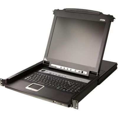 Aten CL5716M Tastatur/Video/Maus (KVM)-Switch Rack-Einbau, KVM Switch, Schwarz Aten CL5716M Tastatur/Video/Maus (KVM)-Switch Rack-Einbau, KVM Switch, Schwarz