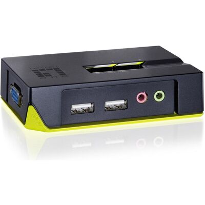 LevelOne Level One KVM-0221, KVM Switch, Grün, Schwarz LevelOne Level One KVM-0221, KVM Switch, Grün, Schwarz