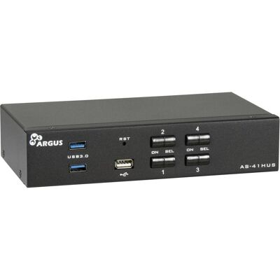Intertech Inter-Tech IPC KVM Switch AS-41HUS, KVM Switch, Schwarz Intertech Inter-Tech IPC KVM Switch AS-41HUS, KVM Switch, Schwarz