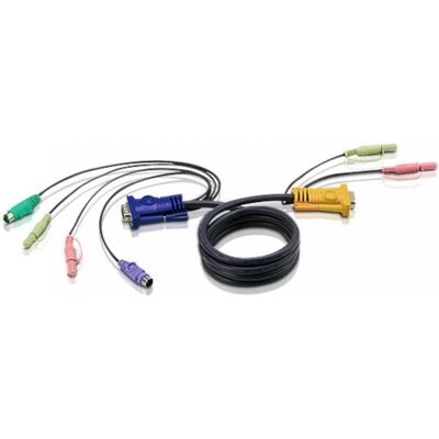 Aten PS/2 Kabelsatz zu KVM-Switch, 1.8m, KVM-Switch Kabel Aten PS/2 Kabelsatz zu KVM-Switch, 1.8m, KVM-Switch Kabel