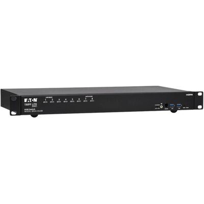 Tripp Lite B024-H4U08 Rack-Montierter KVM-Switch - Schwarz Tripp Lite B024-H4U08 Rack-Montierter KVM-Switch - Schwarz