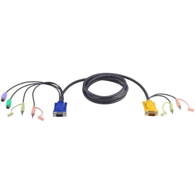 Aten PS/2 Kabelsatz zu KVM-Switch, 1.8m, KVM-Switch Kabel Aten PS/2 Kabelsatz zu KVM-Switch, 1.8m, KVM-Switch Kabel